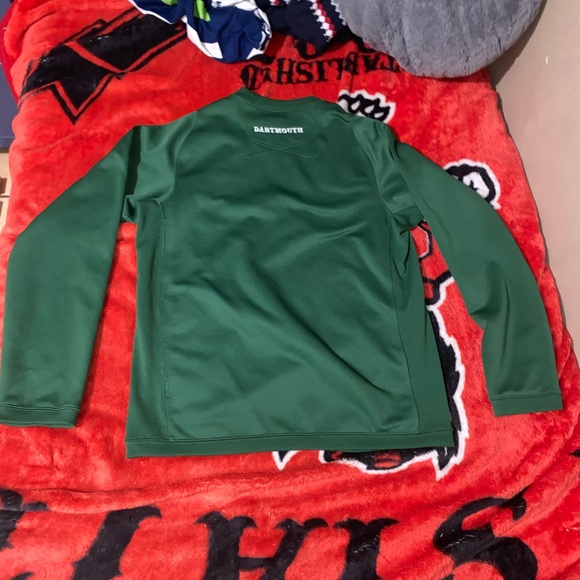 Green nike center swoosh sweatshirt size small - Picture 2 of 2